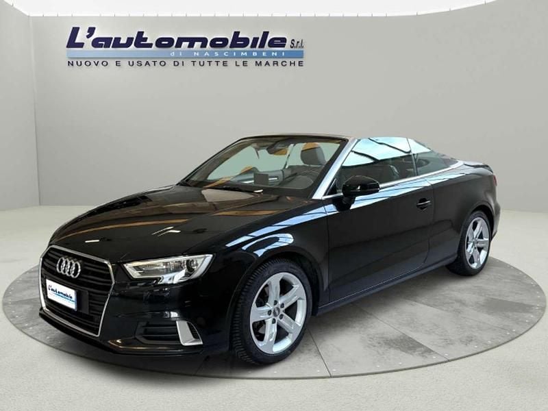 Nero Usata 2018 Audi A3 Cabriolet Sport Cabrio | 16.300 € (Buon prezzo) - Immagine 1/4