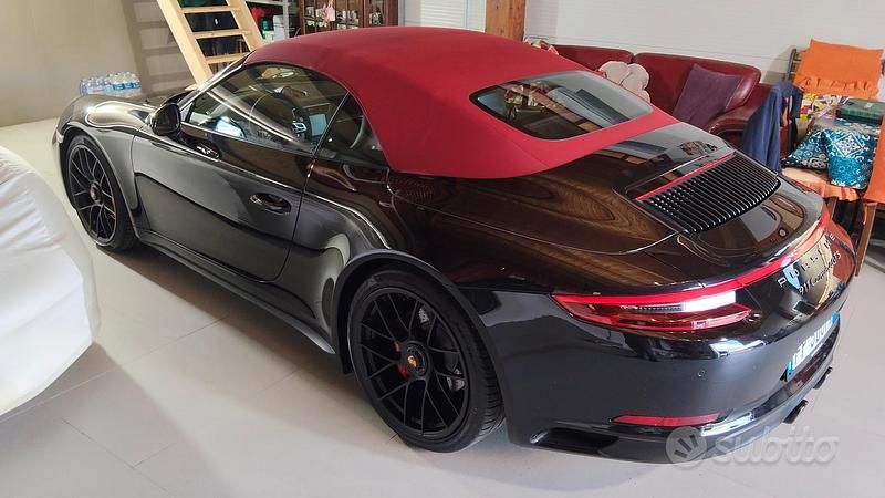 Usata Porsche 911 Carrera Cabriolet 450 CV (330 kW) 2018 Nero Cabrio