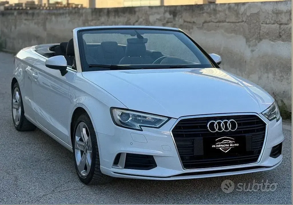 Usata Audi A3 Cabriolet 110 CV (80 kW) 2017 Bianco Cabrio