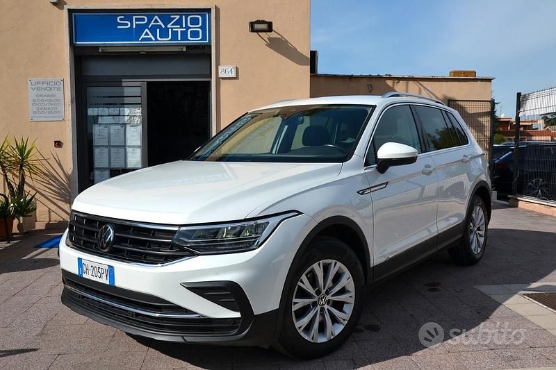 Usata VW Tiguan Life 150 CV (110 kW) 2021 Bianco SUV