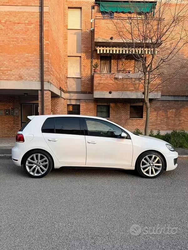 Usata VW Golf VI GTD 170 CV (125 kW) 2011 Bianco Utilitaria