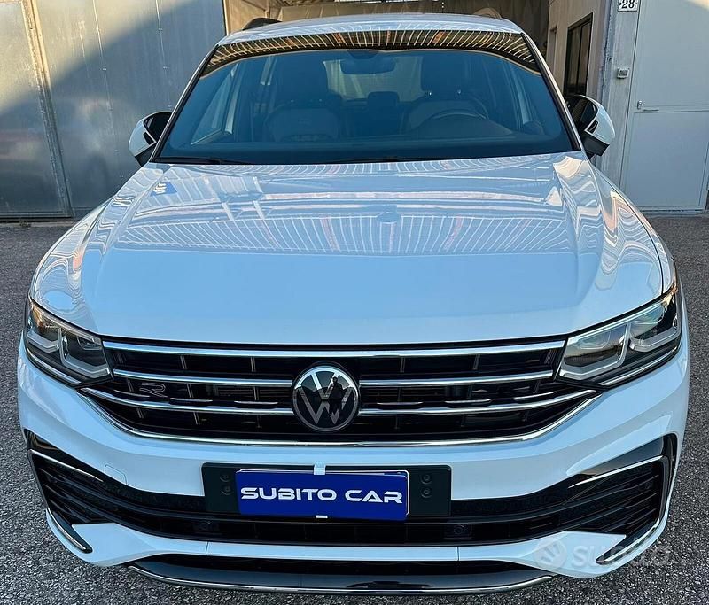 Usata VW Tiguan R 150 CV (110 kW) 2022 Bianco SUV