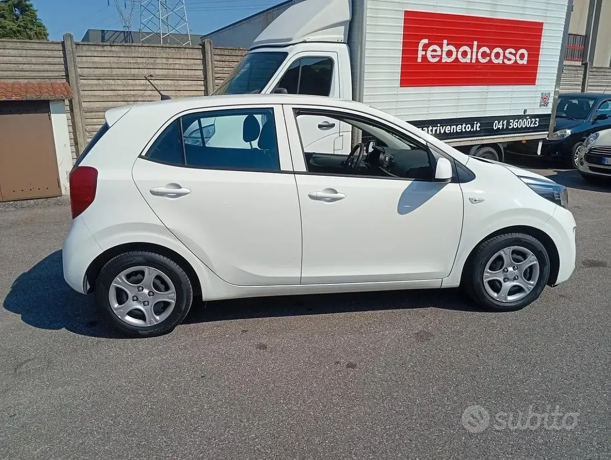 Usata Kia Picanto 65 CV (47 kW) 2018 Bianco Utilitaria