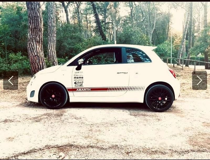 Usata Abarth 500 135 CV (99 kW) 2009 Bianco Utilitaria
