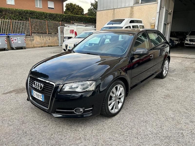 Usata Audi A3 Ambiente 105 CV (77 kW) 2010 Nero Utilitaria
