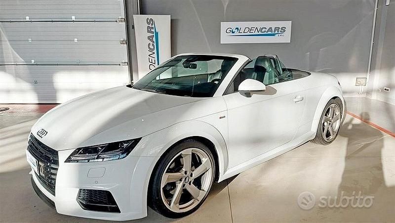 Usata Audi TT Roadster S-Line 230 CV (169 kW) 2018 Bianco Cabrio