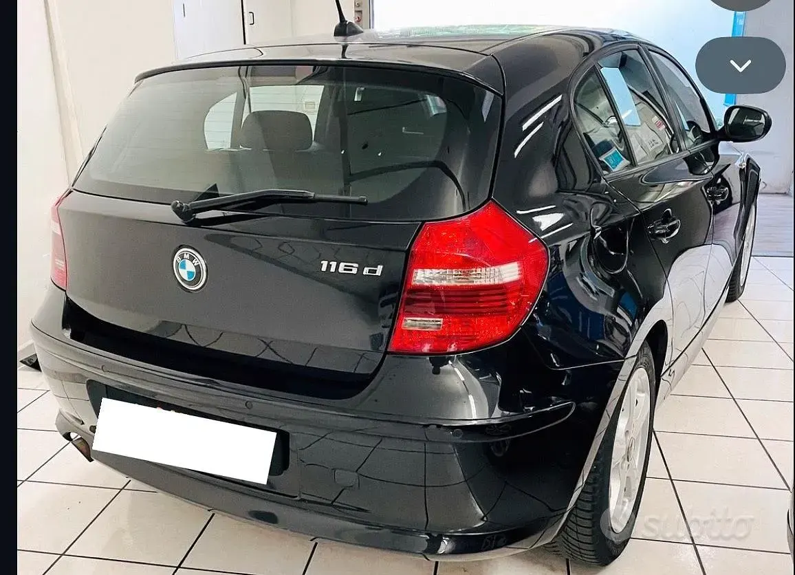 Usata BMW 116 116 CV (85 kW) 2011 Nero Utilitaria