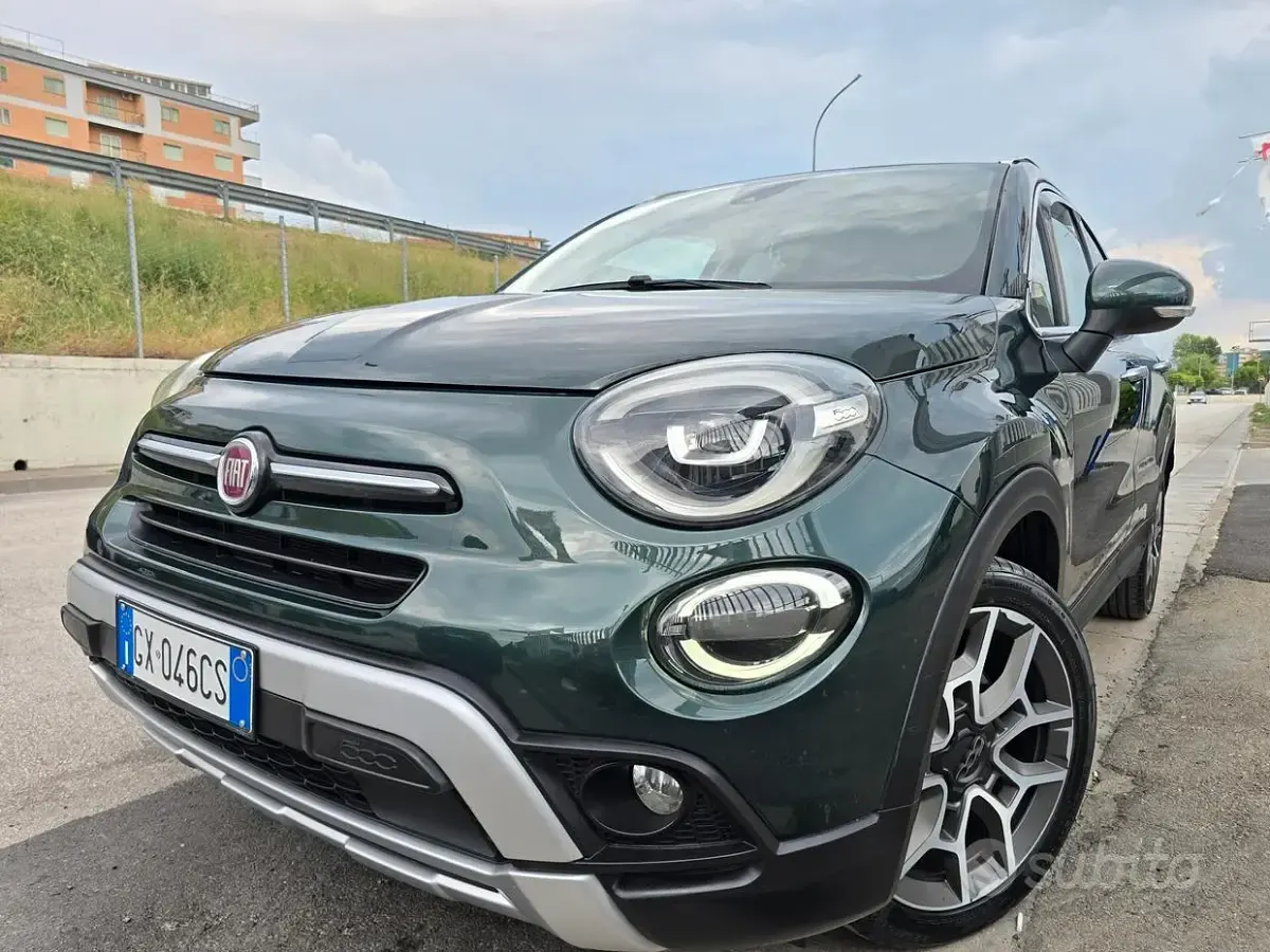 Usata Fiat 500X Cross 120 CV (88 kW) 2018 Verde SUV