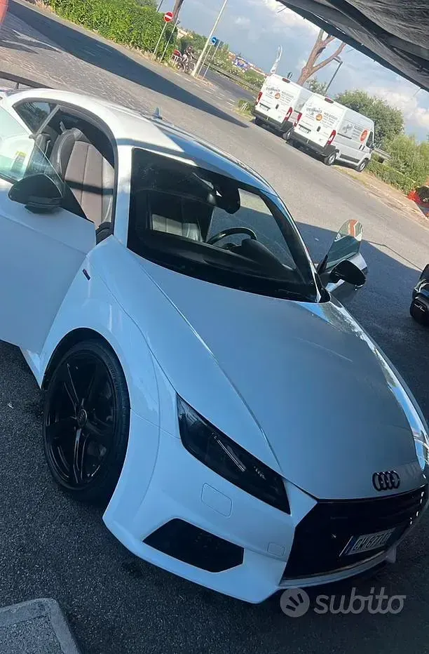 Usata Audi TT S-Line 230 CV (169 kW) 2015 Bianco Coupé