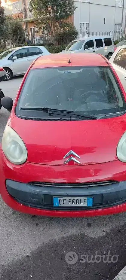 Usata Citroën C1 68 CV (50 kW) 2007 Rosso Utilitaria