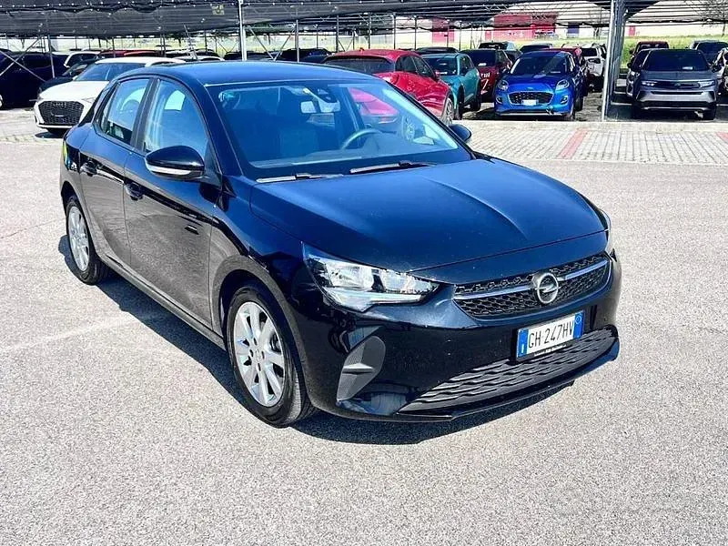 Usata Opel Corsa Edition 102 CV (75 kW) 2021 Nero Utilitaria