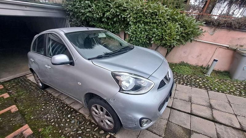 Usata Nissan Micra Acenta 82 CV (60 kW) 2016 Argento Utilitaria