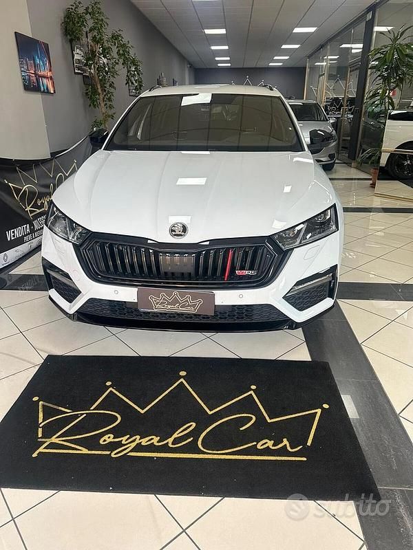 Usata Skoda Octavia RS 200 CV (147 kW) 2023 Bianco Station wagon