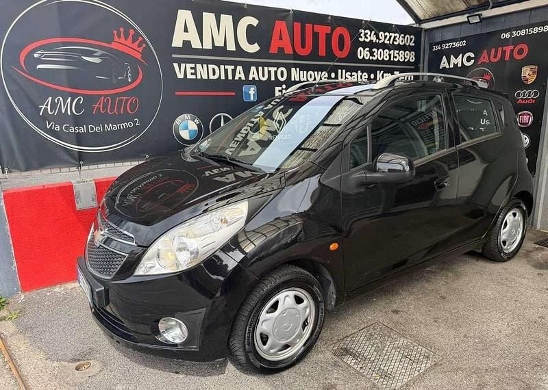 Usata Chevrolet Spark LS 68 CV (50 kW) 2010 Nero Utilitaria