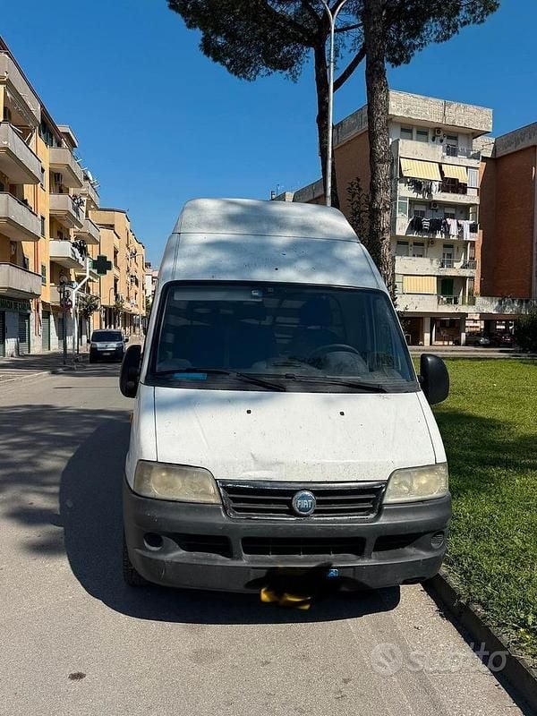 Usata Fiat Ducato 75 CV (55 kW) 2004 Bianco Furgone