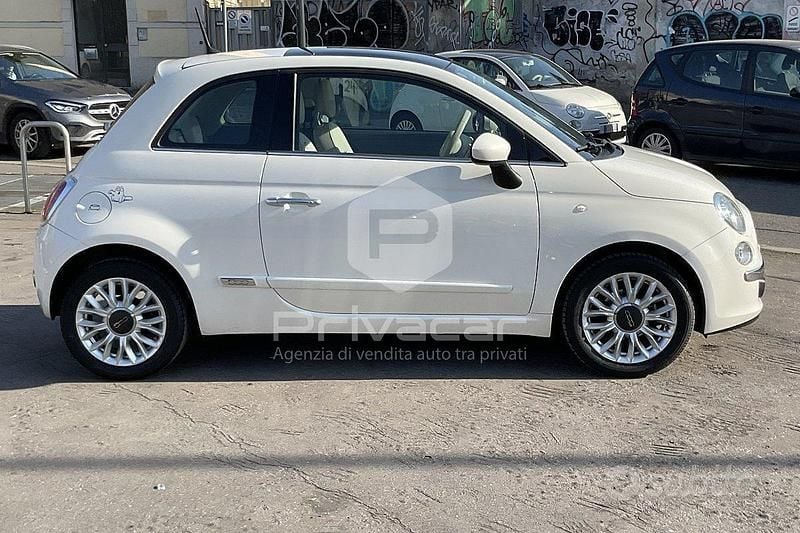 Usata Fiat 500 Lounge 69 CV (50 kW) 2014 Bianco Utilitaria