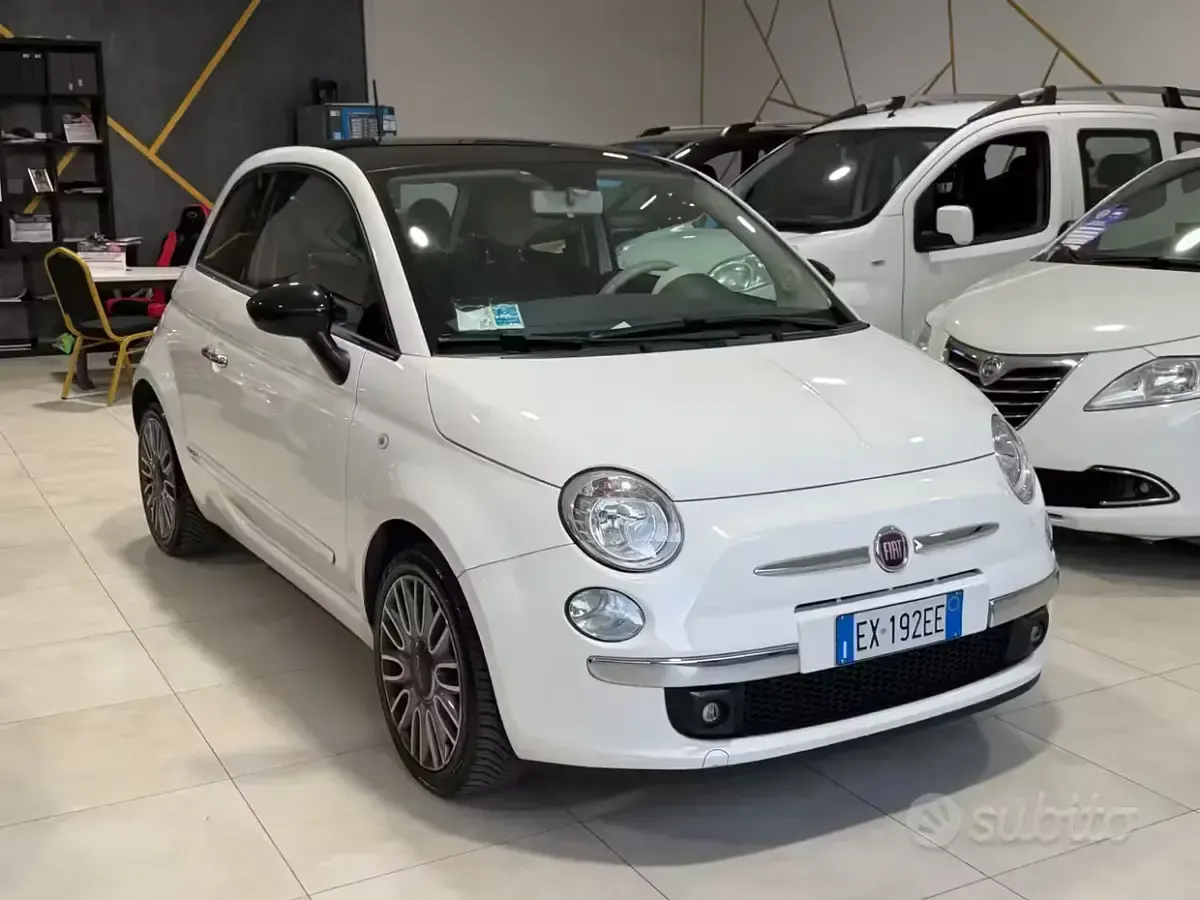 Usata Fiat 500 Lounge 69 CV (50 kW) 2015 Bianco Berlina