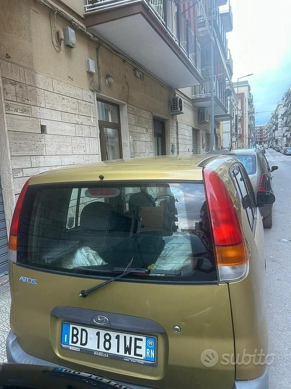 Usata Hyundai Atos 1999 Giallo Utilitaria
