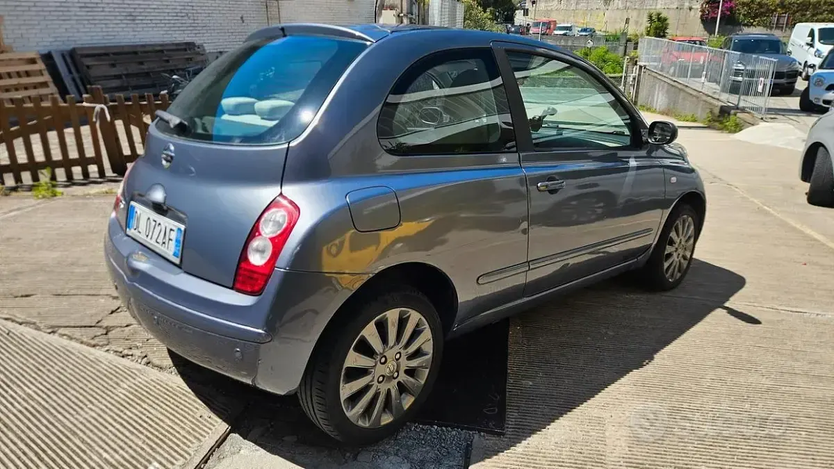 Usata Nissan Micra Acenta 80 CV (58 kW) 2008 Grigio Berlina