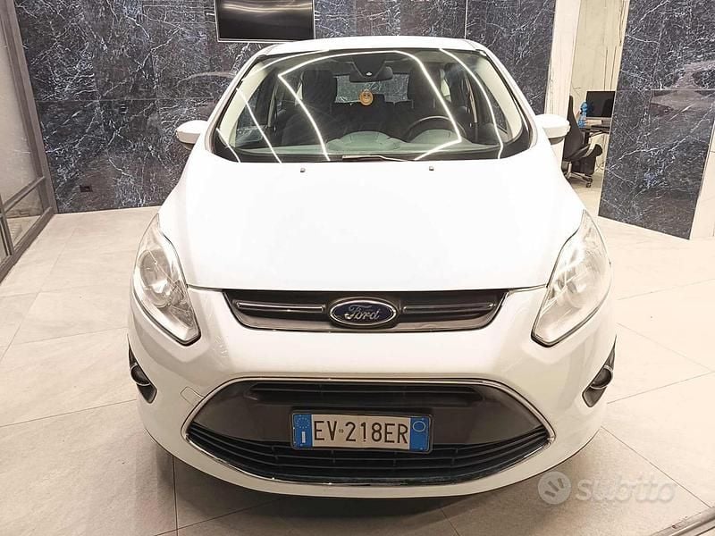 Usata Ford C-MAX Titanium 125 CV (91 kW) 2014 Bianco Monovolume