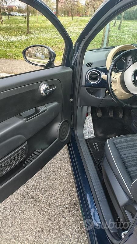 Usata Fiat 500 2009 Blu Cabrio