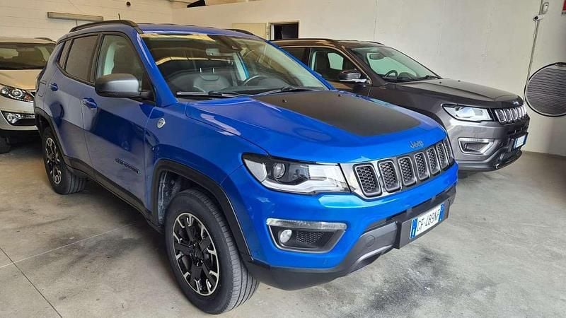 Usata Jeep Compass Trailhawk 241 CV (177 kW) 2021 Blu/azzurro SUV