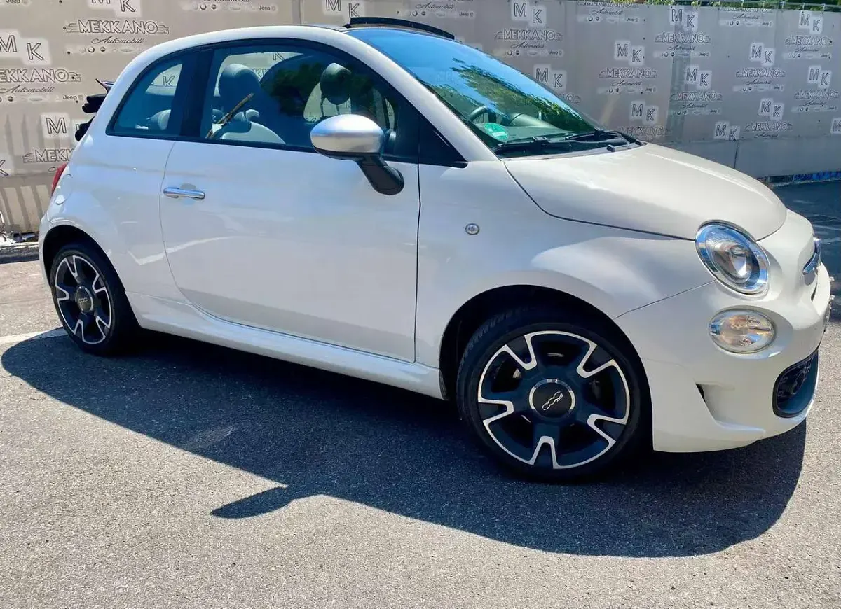 Usata Fiat 500C Sport 69 CV (50 kW) 2021 Bianco Cabrio