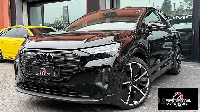 Nero Usata 2023 Audi Q4 e-tron S-Line SUV | 42.900 € (Buon prezzo) - Immagine 1/4