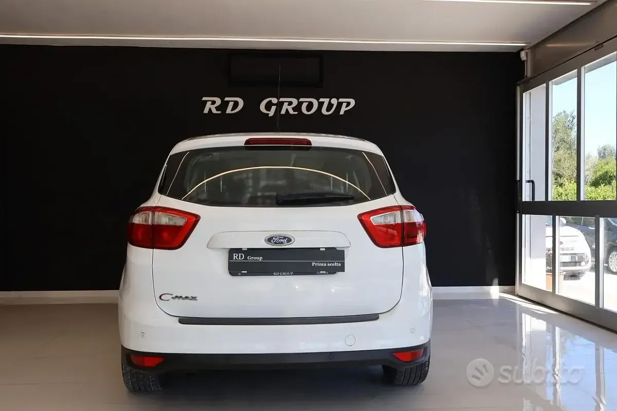 Usata Ford C-MAX Titanium 95 CV (69 kW) 2013 Bianco Monovolume