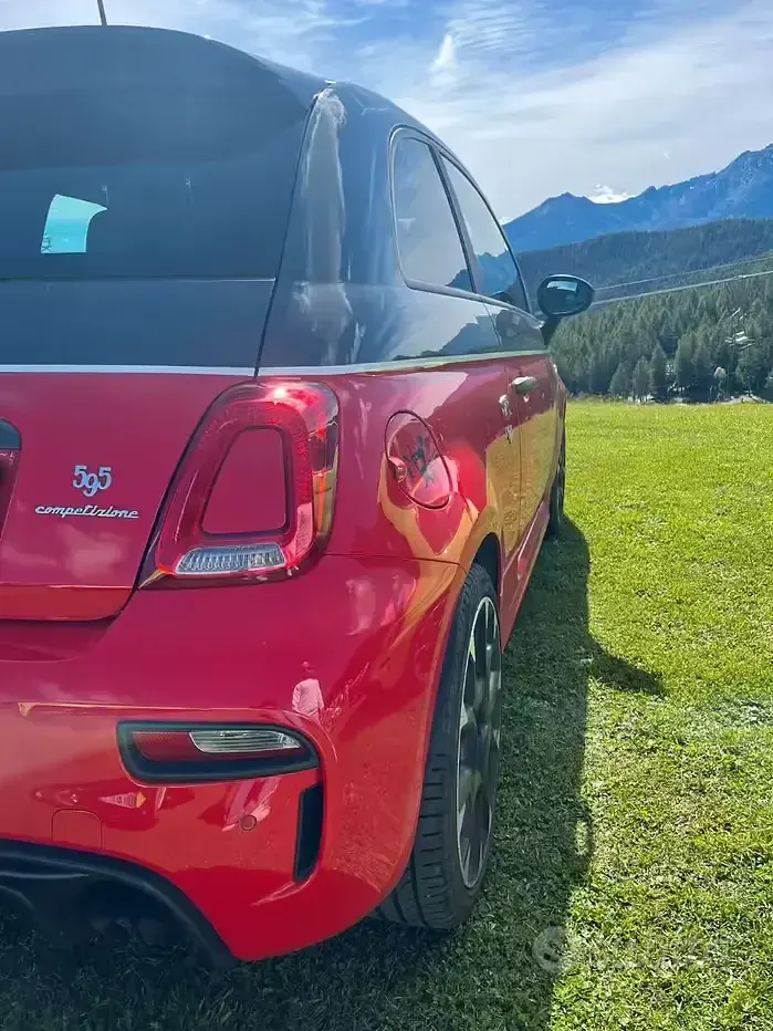 Usata Abarth 595 Competizione 180 CV (132 kW) 2017 Rosso Berlina