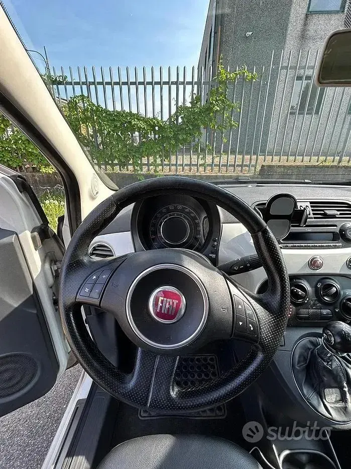 Usata Fiat 500 Sport 75 CV (55 kW) 2007 Bianco Berlina