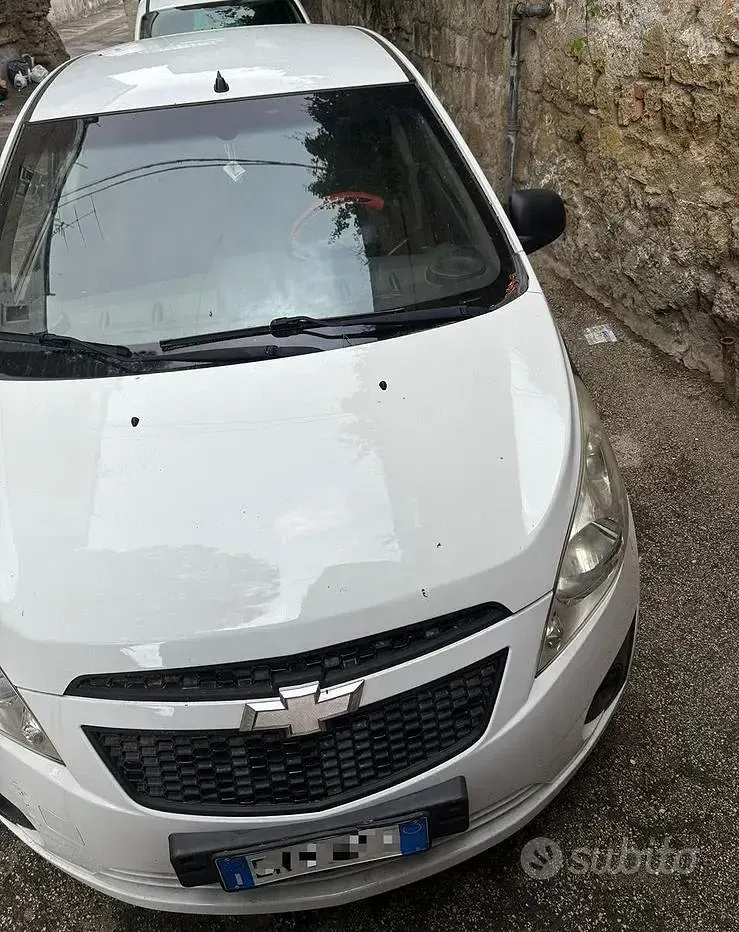 Usata Chevrolet Spark 68 CV (50 kW) 2012 Bianco Utilitaria