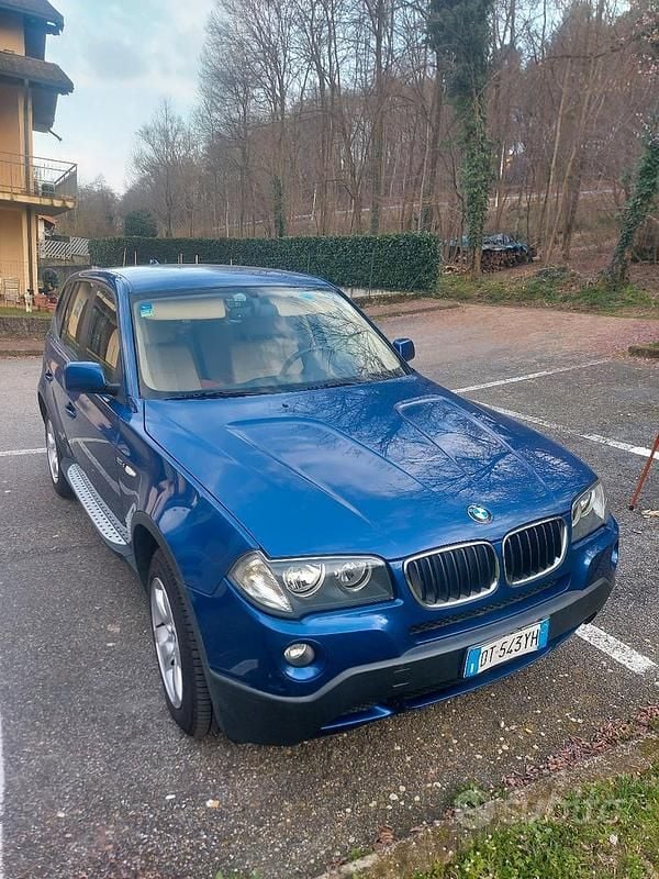 Usata BMW X3 2008 Blu SUV