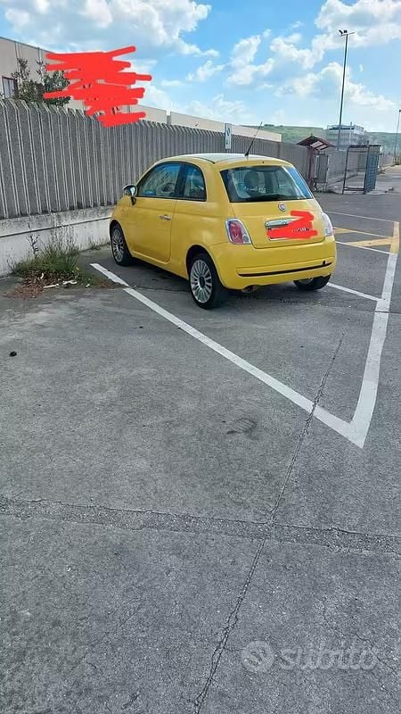 Usata Fiat 500 75 CV (55 kW) 2008 Giallo Berlina