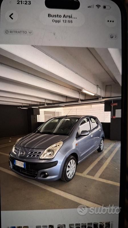 Usata Nissan Pixo 68 CV (50 kW) 2010 Blu Utilitaria