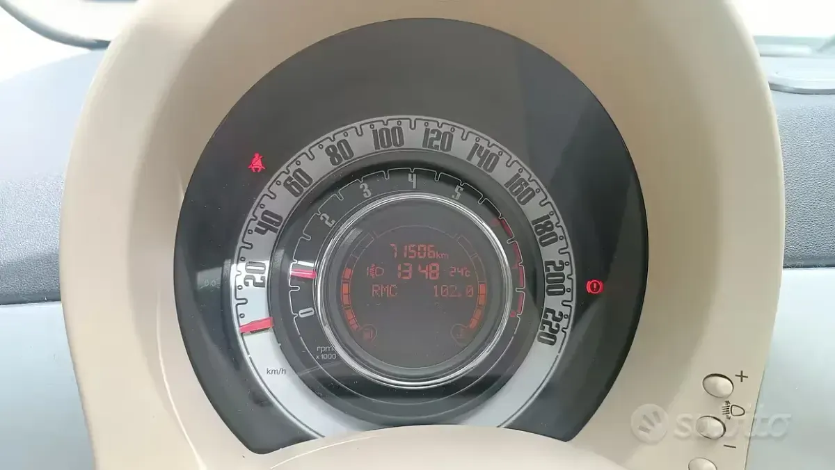 Usata Fiat 500 Lounge 69 CV (50 kW) 2012 Grigio Berlina