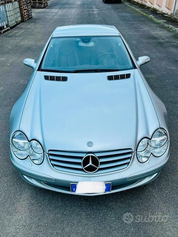 Usata Mercedes SL350 Chrome 245 CV (180 kW) 2006 Grigio Cabrio