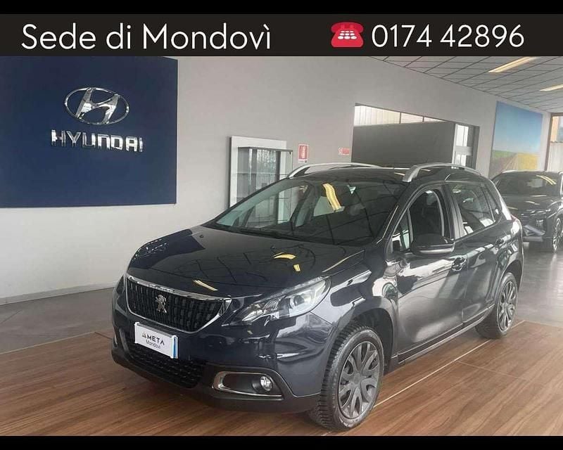 Usata Peugeot 2008 Access 75 CV (55 kW) 2018 Blu SUV