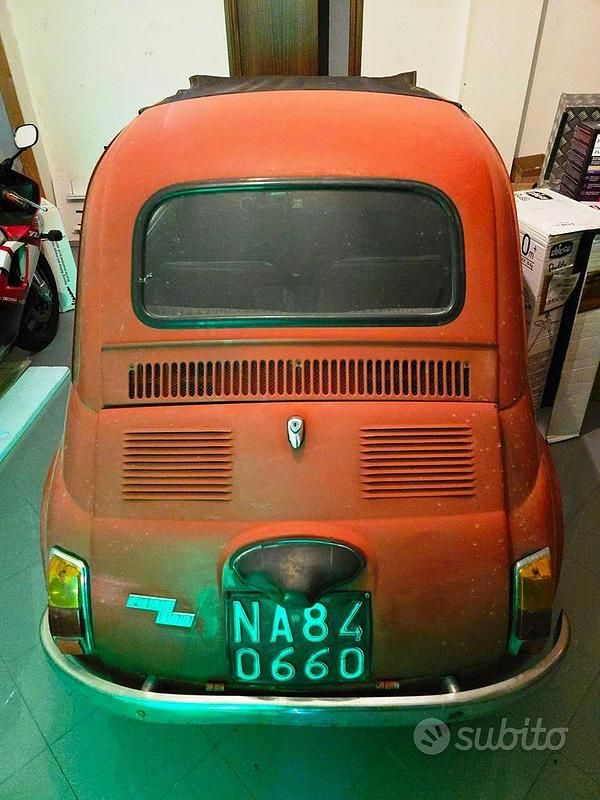 Usata Fiat Cinquecento 1970 Rosso Utilitaria