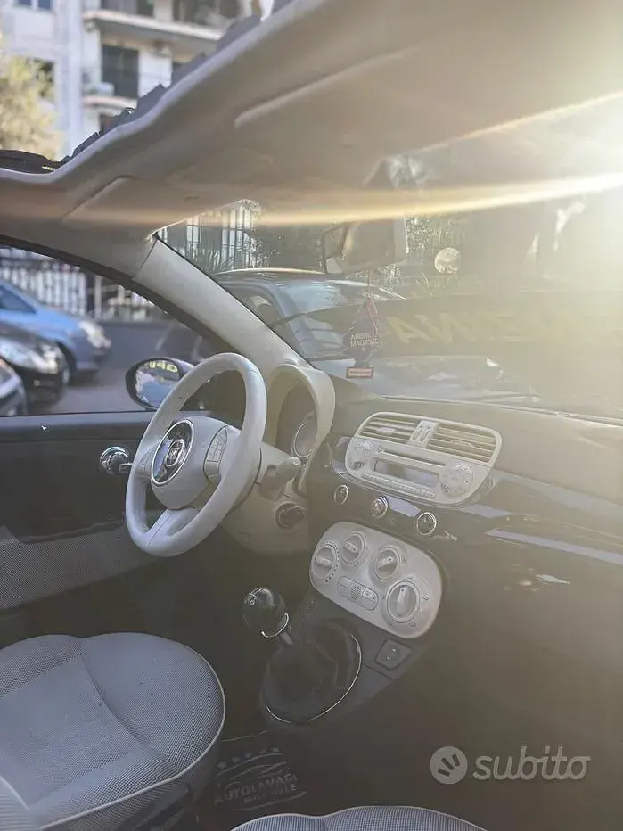 Usata Fiat 500 69 CV (50 kW) 2009 Viola Cabrio