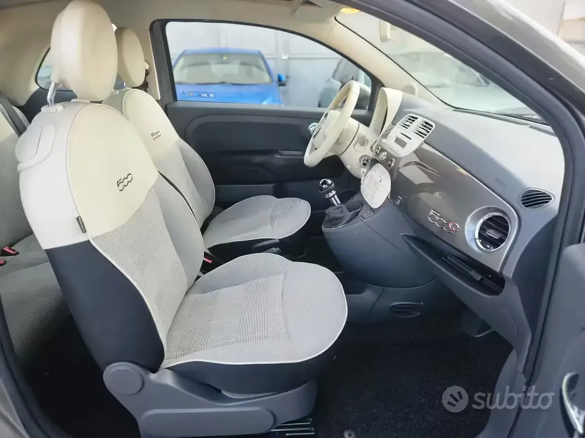 Usata Fiat 500C Lounge 69 CV (50 kW) 2015 Grigio Cabrio