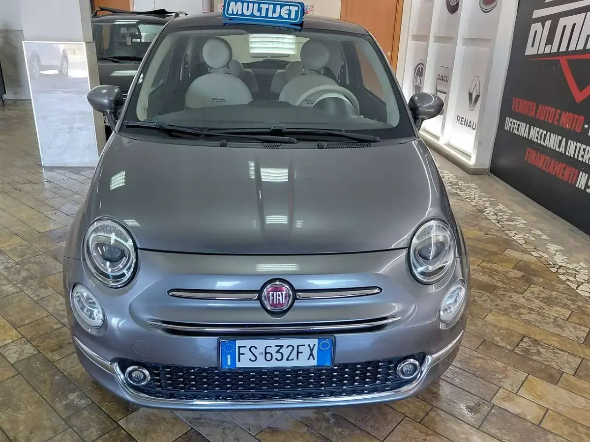 Usata Fiat 500 Lounge 95 CV (69 kW) 2018 Grigio Utilitaria