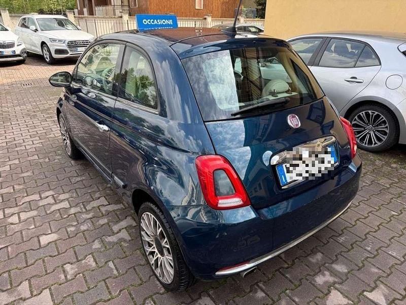 Usata Fiat 500 Lounge 95 CV (69 kW) 2018 Blu Utilitaria