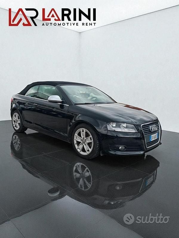 Usata Audi A3 Cabriolet Attraction 140 CV (102 kW) 2009 Nero Cabrio