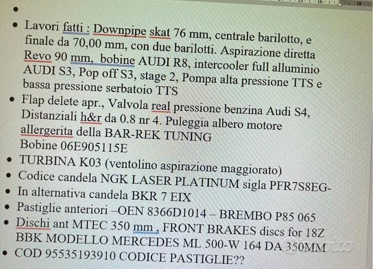 Usata Audi TT 2008 Bianco Coupé