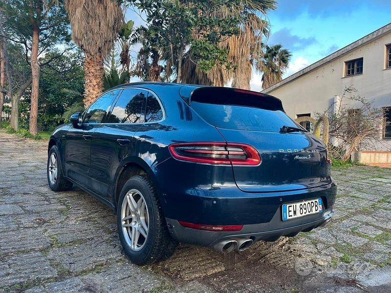 Usata Porsche Macan S 250 CV (183 kW) 2014 Blu SUV