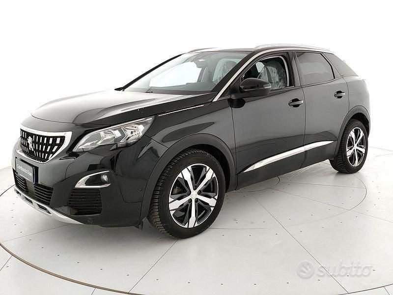 Usata Peugeot 3008 Allure 130 CV (95 kW) 2019 Nero SUV