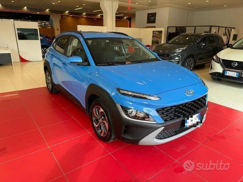 Usata Hyundai Kona 105 CV (77 kW) 2021 Blu/azzurro SUV