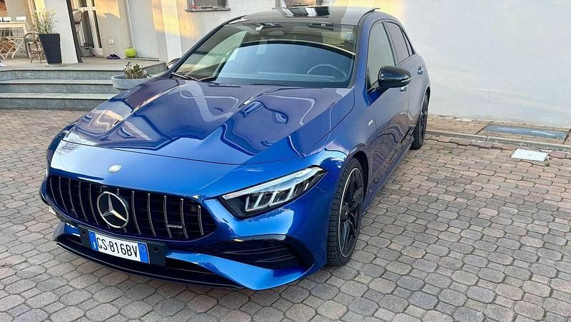 Usata Mercedes A35 AMG Advanced Plus 306 CV (225 kW) 2023 Blu/azzurro Berlina