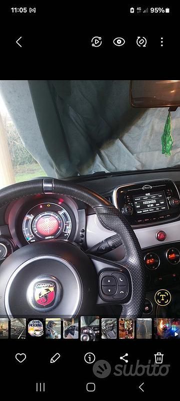 Usata Abarth 595 145 CV (106 kW) 2017 Grigio Berlina